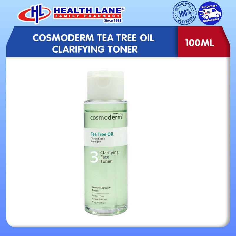 COSMODERM POKOK TEH MINYAK CLARIFYING TONER (100ML)